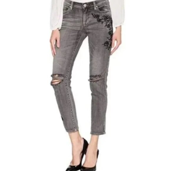 Jessica Simpson Denim - Jessica Simpson Mika Best Friend Floral Jeans